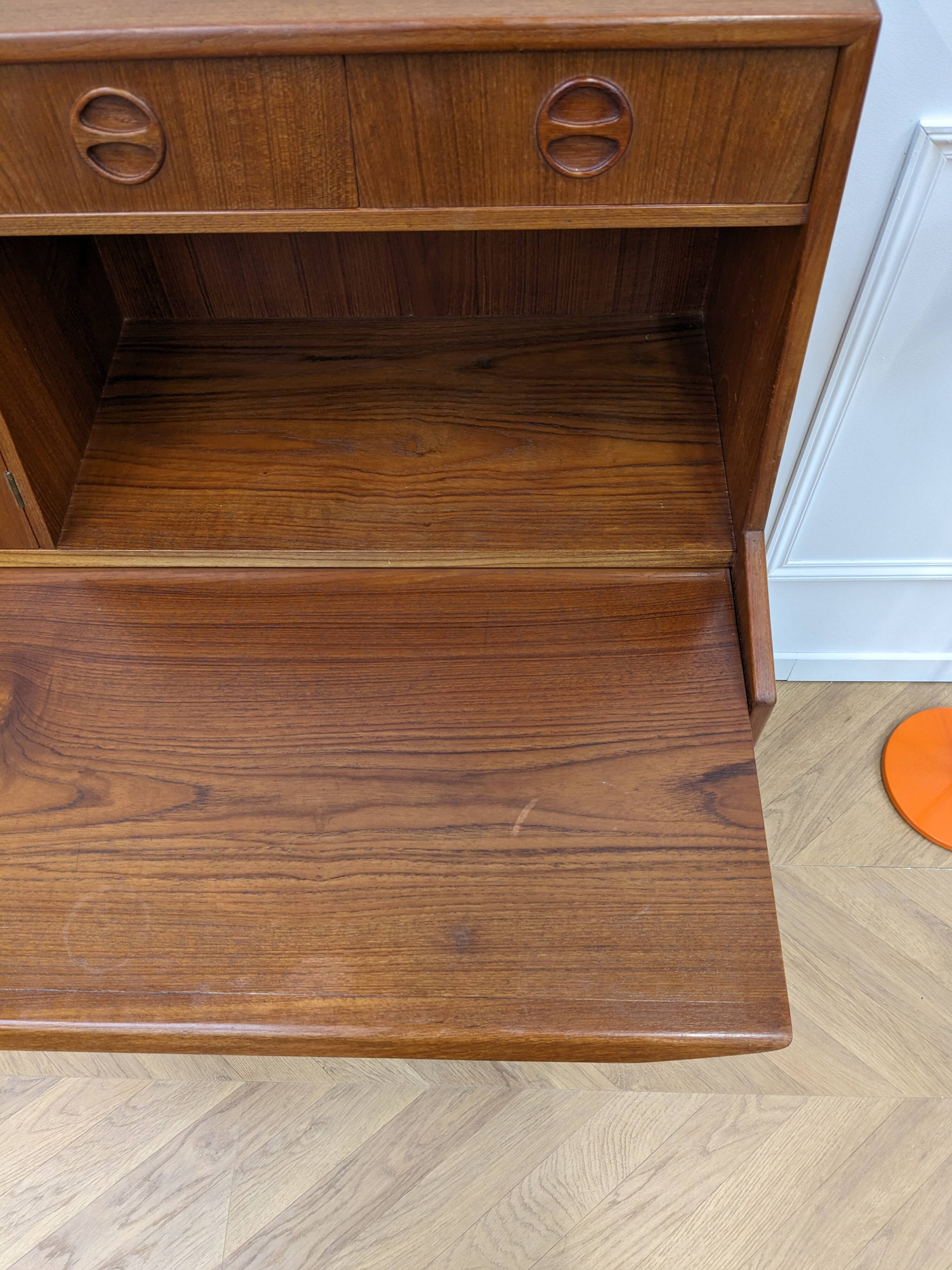 Vintage teak secretary