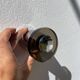Vintage 1970s smoked glass coat rack