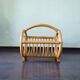70s bamboo magazine holder