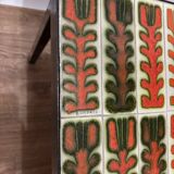 Coffee table by the ceramist Roiger Capron from the 1970s.