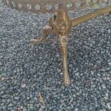 Bronze and marble coffee table