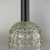 60s 70s lamp light hanging lamp glass ceiling lamp Space Age Design 60s