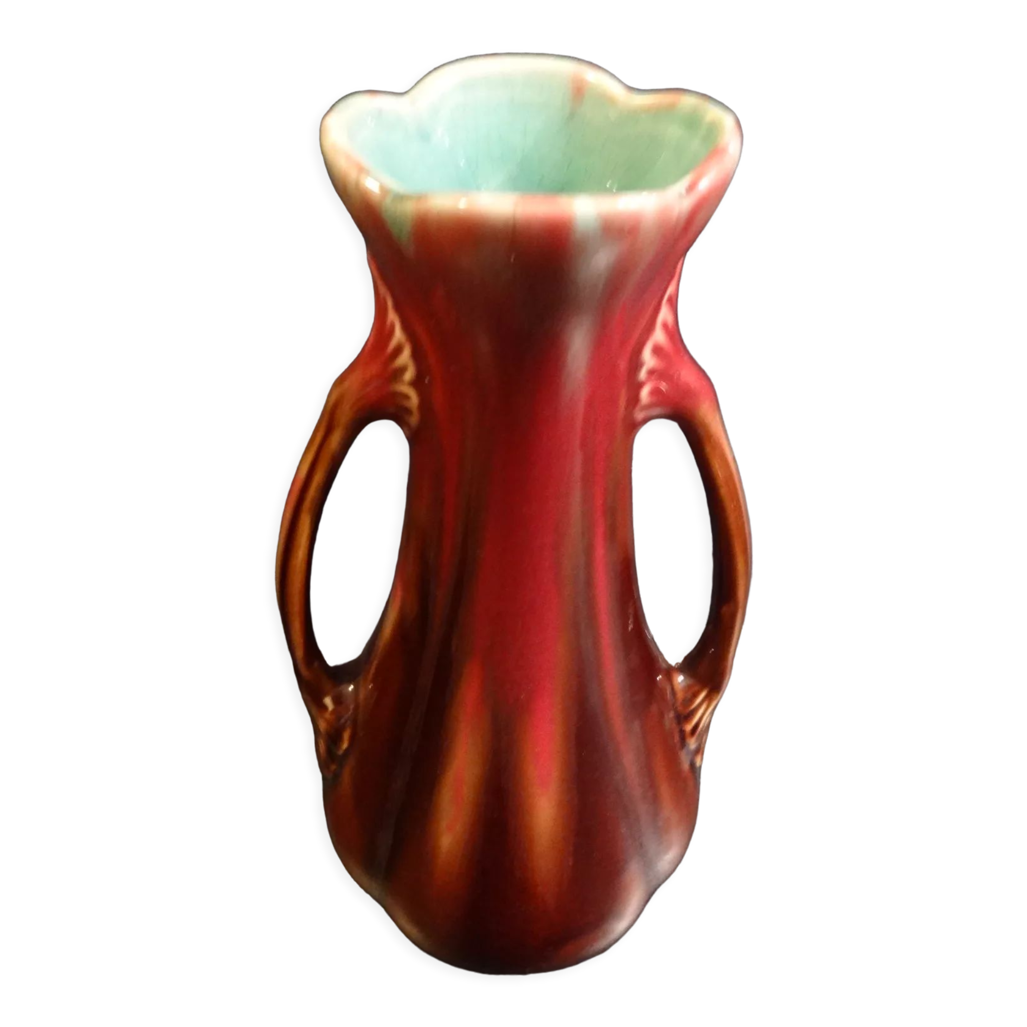 Orchie faience vase