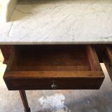 White marble toilet furniture