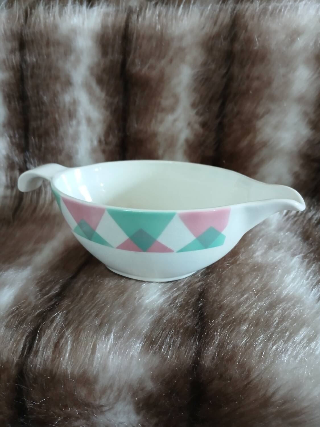 Antique sauce boat from Digoin and Sarreguemines