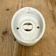 Vintage White Porcelain Wall Light, 1970s