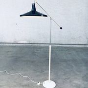 Panama Floor Lamp in Black by Wim Rietveld for Gispen, 1957