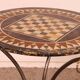 gueridon with a pietra dura top featuring a game board - 18th century