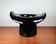 Vintage Italian vase top hat in Murano glass, 1980s.