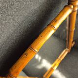 Vintage belle epoque bamboo mirror