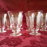 10 cristallerie de sevres wine glasses