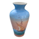 Vase décor bateaux mer