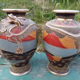 Paire de vases Satsumas Japon
