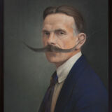 Old portrait - series "Les moustachus"