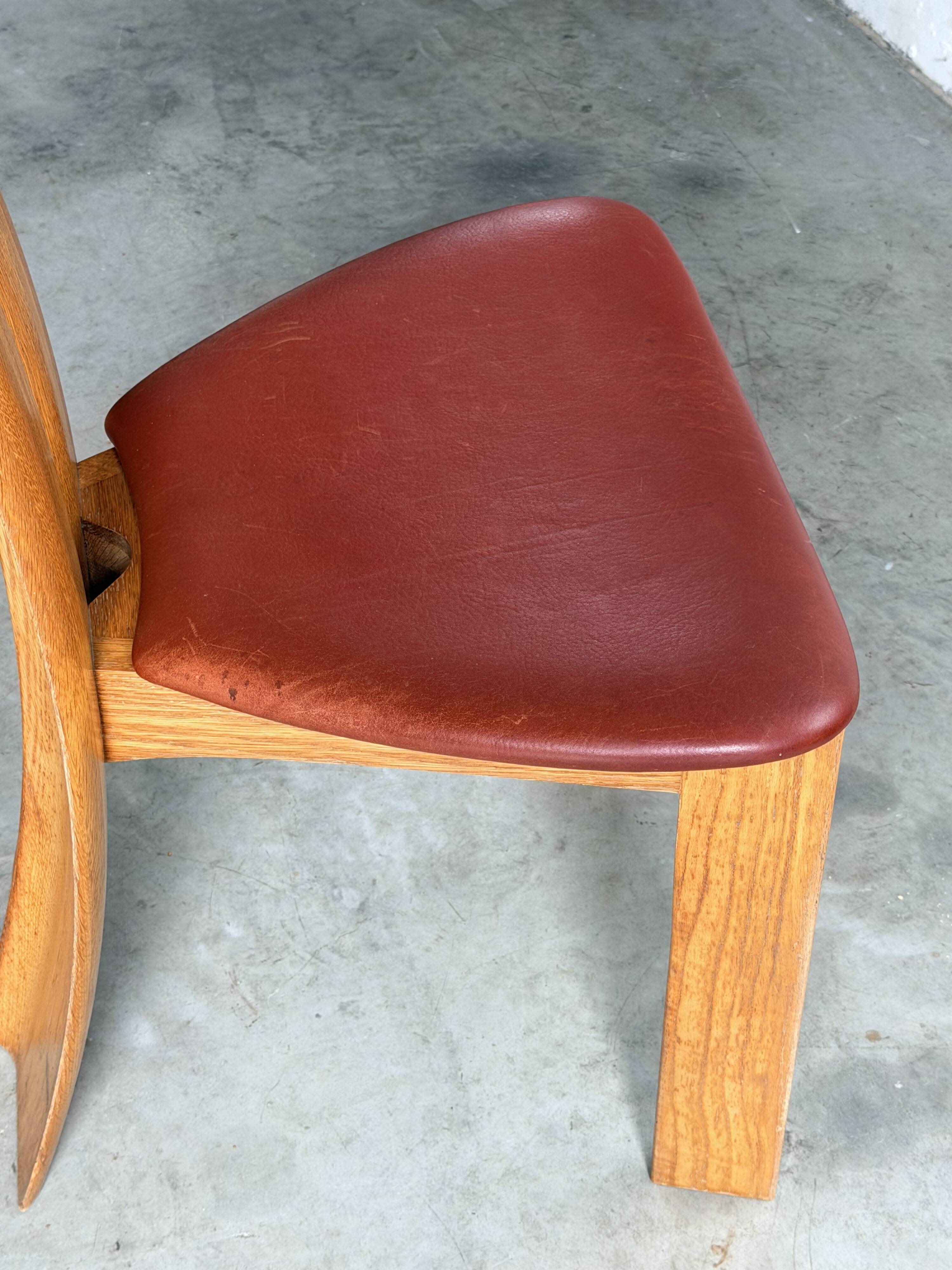 6 chaises à manger 'Orchid', Dries Van den Berghe, VDB -Pauvers, Belgique, 1985