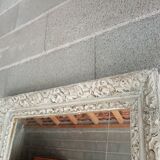 Old patinated mirror 86 X 62 cm