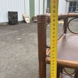 Vintage rattan corner shelf 87 cm