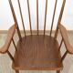 Fan armchairs signed armchair baumann