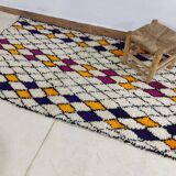 Handmade moroccan berber rug 190 x 100 cm