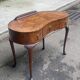 Console lady's desk in walnut burl from the early 20th century.