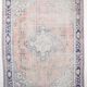 9x12 Pale Red & Blue Vintage Persian Rug, 275x353Cm