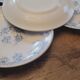 Rivanel 60's blue dessert plates