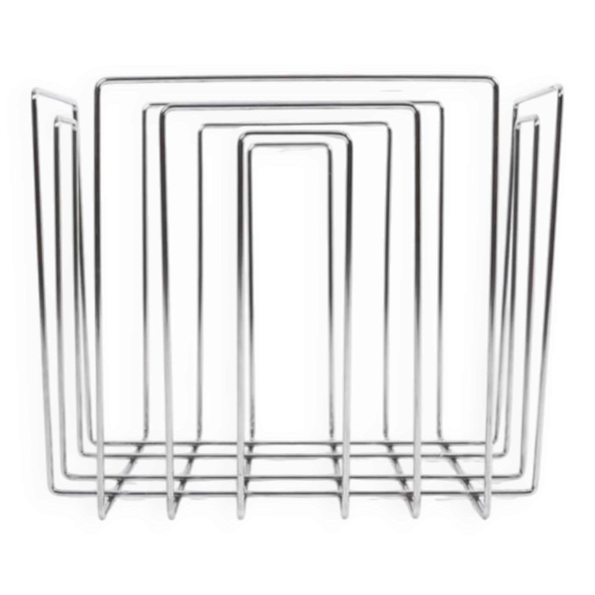 TMP magazine rack by Willy Glaeser, stamped