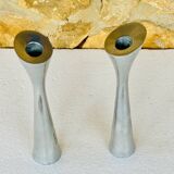 Scandinavian pair of candlesticks by Broste, Copenhagen circa 1970/1980.