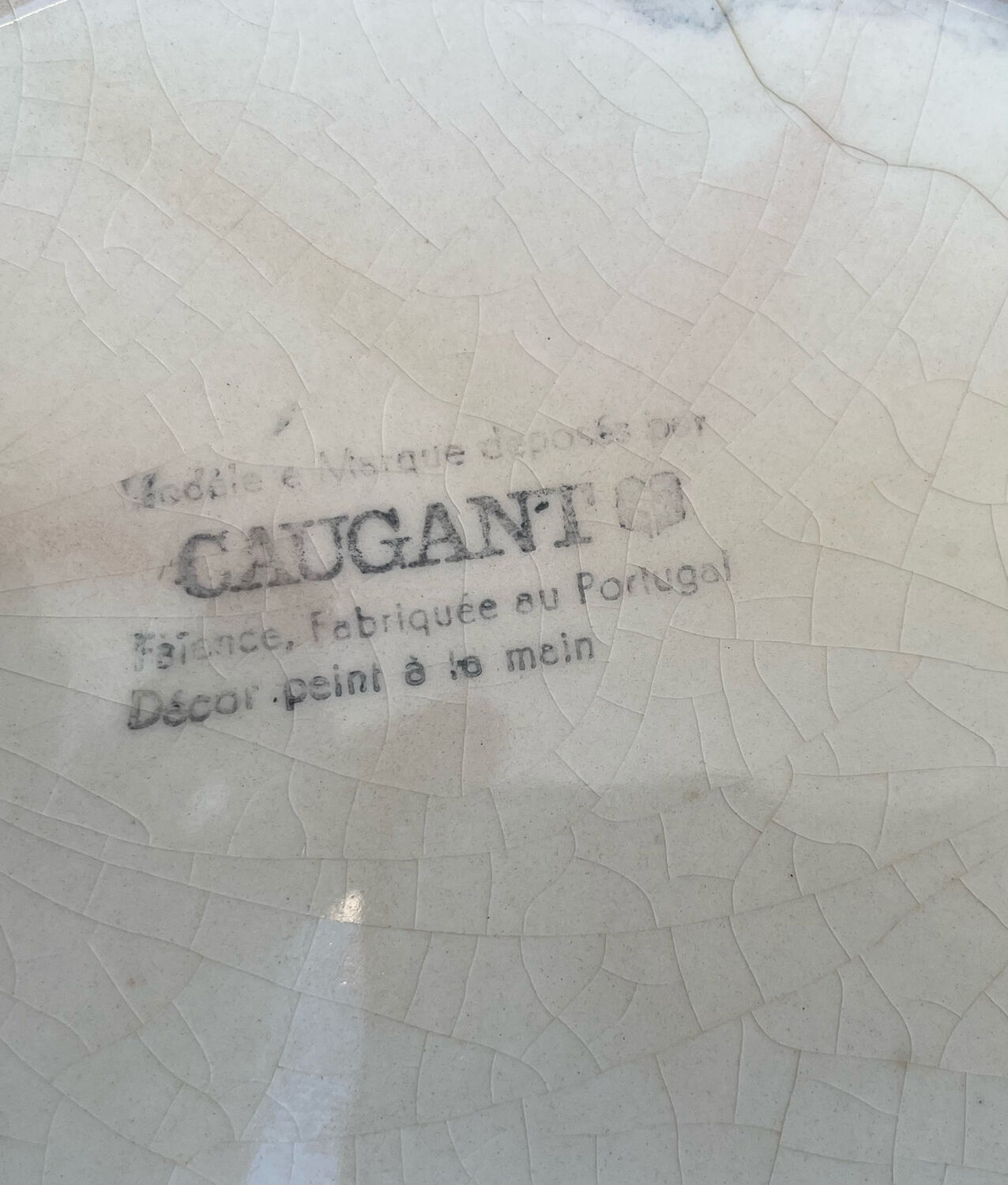 Crab box signed Michel Caugant