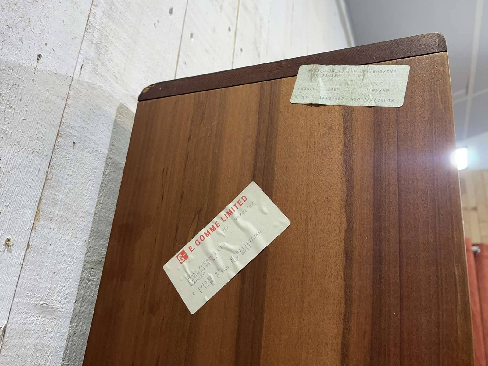GPlan teak corner cabinet from the 1970s