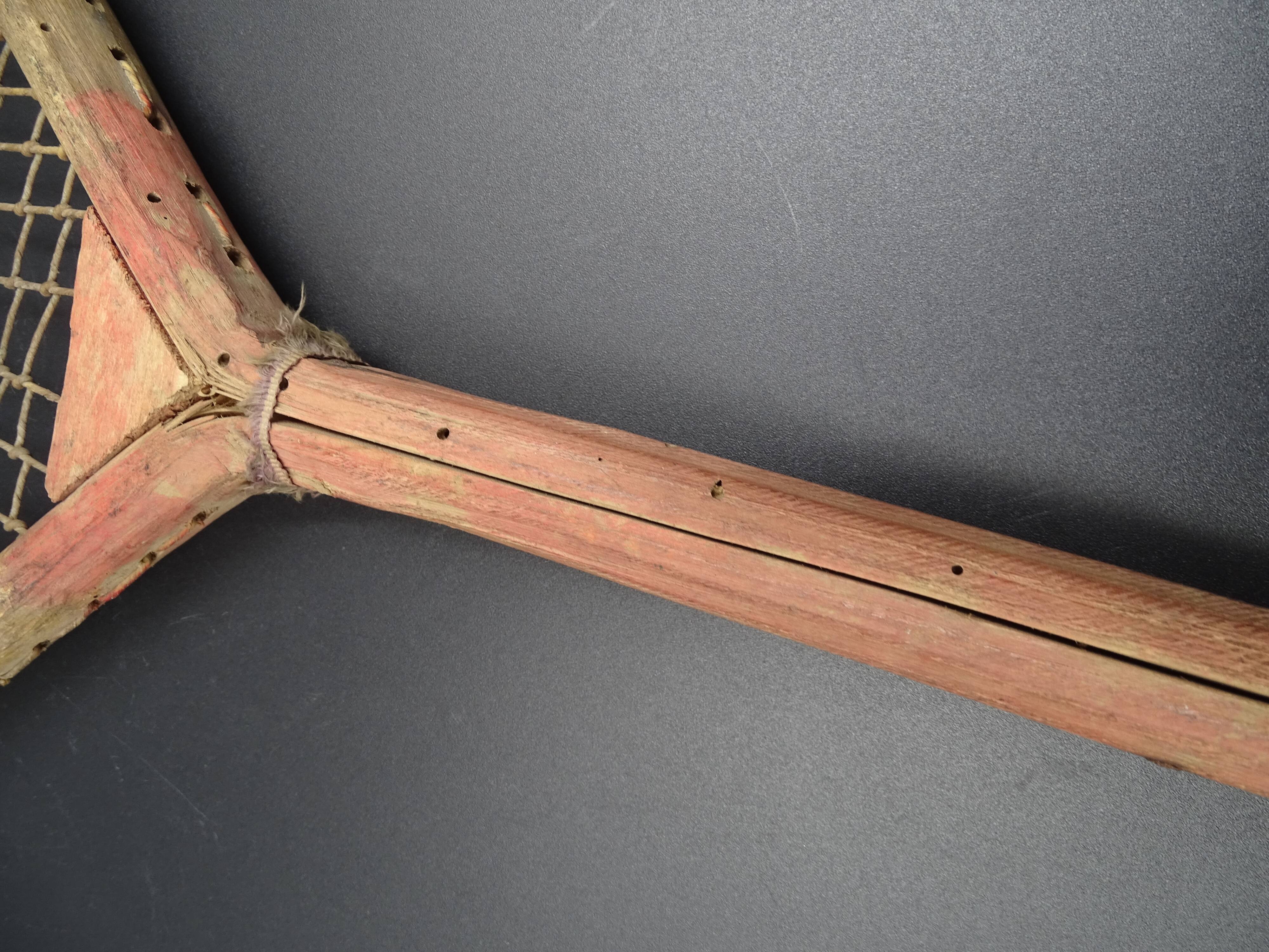 Old racquet for flying game - circa 1910