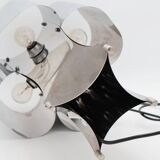 lampe quadrilobe en métal chromé,