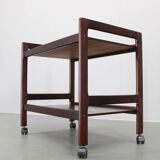 1970s Scandinavian teak serving cart by Brdr Furbo Spøttrup