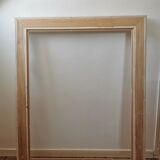 Large frame montparnasse foliage carved wood patinated