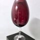 Vintage Crimson Hand-Blown Glass Vase, Empoli, Italy