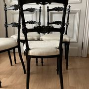4 chaises volantes Napoléon III