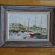 Tableau "Port de Saint Malo" signé
