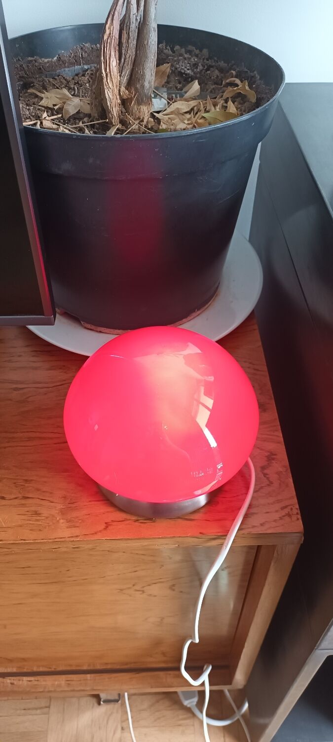 Vintage UFO mushroom lamp