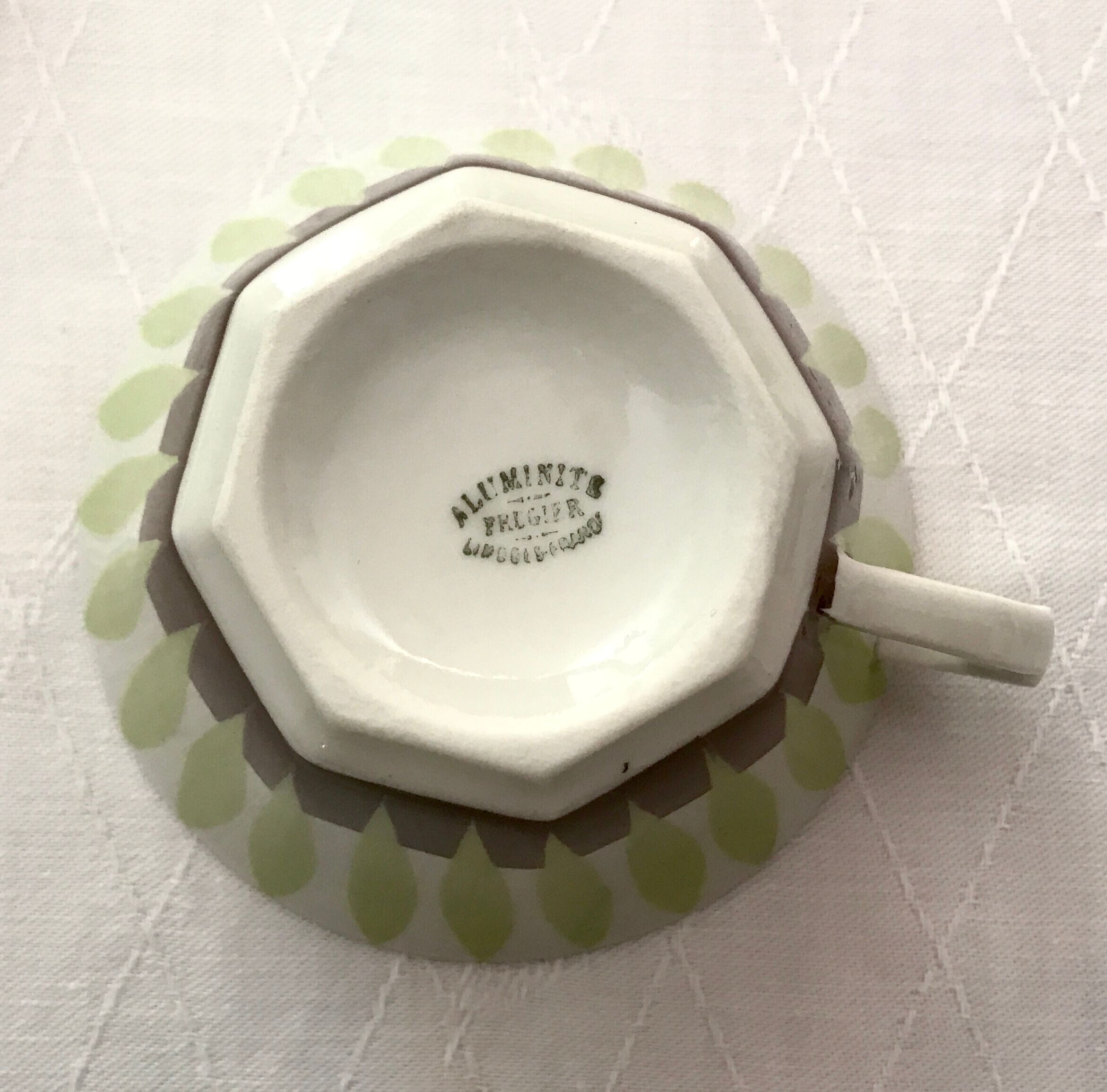 Porcelain tea or vintage coffee set