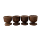 Set of 4 wooden shells