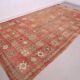 Terracotta Vintage Moroccan Rug 206 x 370 cm - Berber Wool Rug Handmade