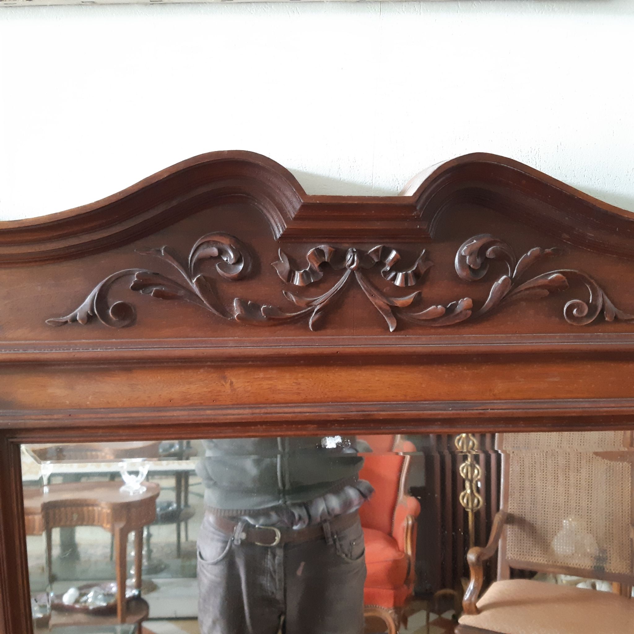 Miroir en noyer