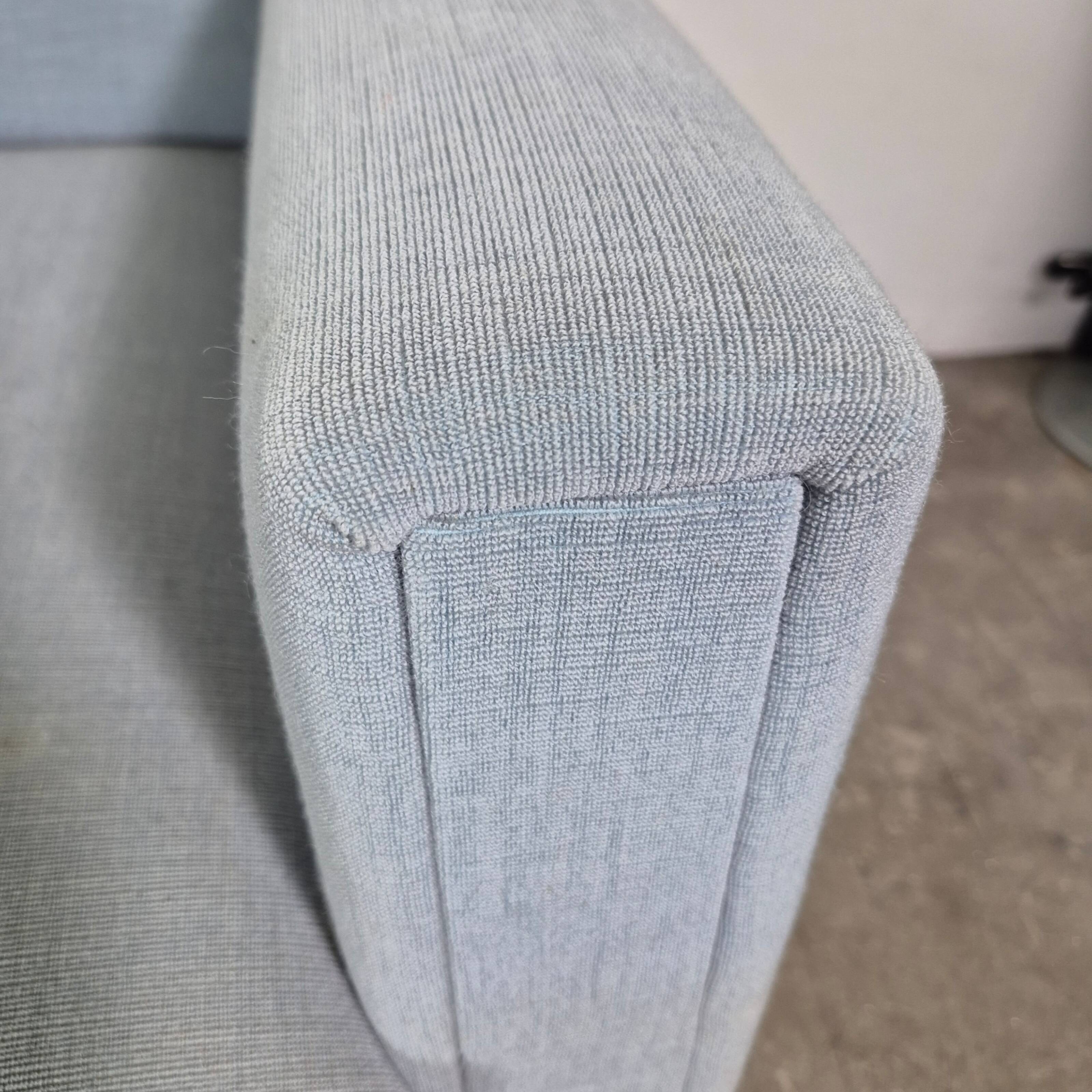 Set of 2 mid-century blue arm chairs, Germany 1950s