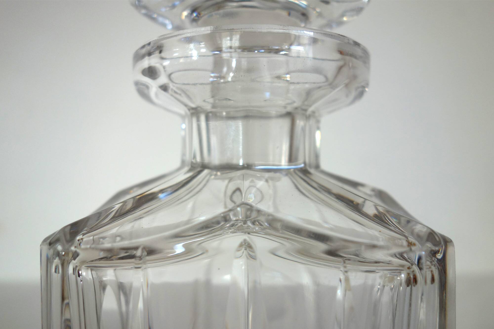 crystal whiskey decanter, Germany, 1970s