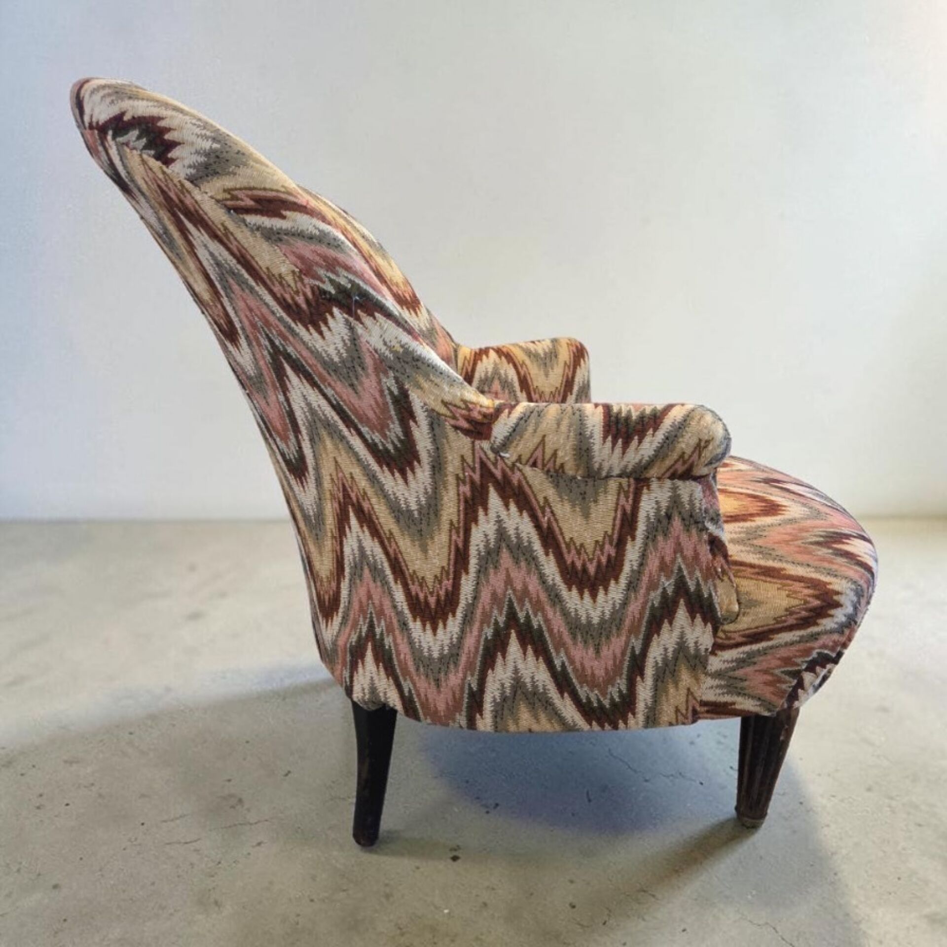 Fauteuil crapaud retapissé
