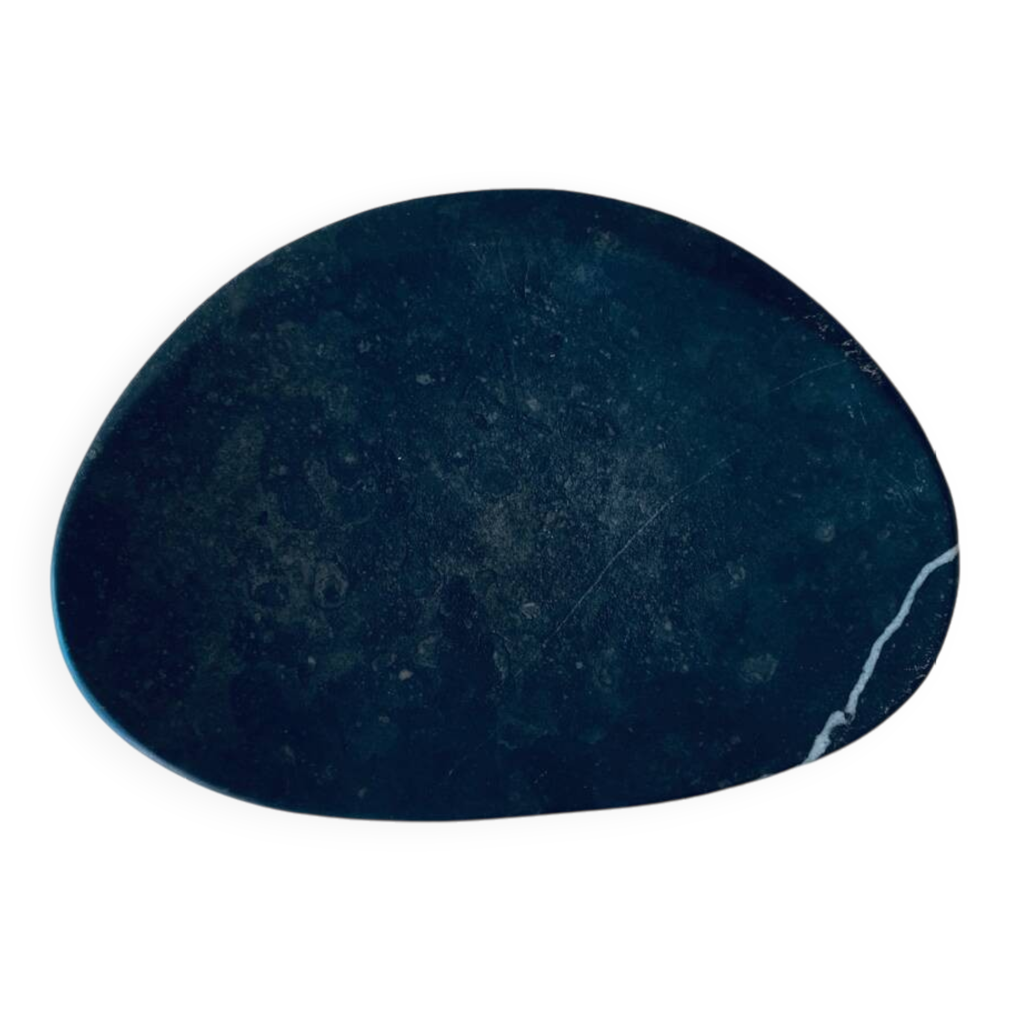 Black Fossil Marble Bowl