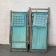 Lot de 2 chaises longues bleues