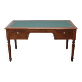Antique Desk In Walnut, Italy Mid 19th Century, Restored