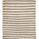 Striped wool carpet 200 x 154 cm