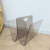 Vintage plexiglass magazine rack